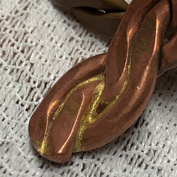 Vintage braided copper bracelets unisex - Picture 8 of 11